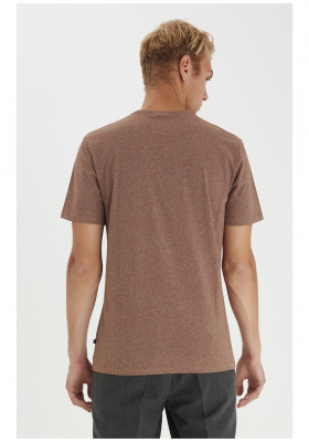 CASUAL FRIDAY Thor Crew Neck 3576, Barna Rövid Ujjú Póló 