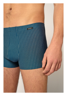 SKINY Cotton Advantage 6975, Csíkos Kék/Kék Boxer, Dupla Csomag