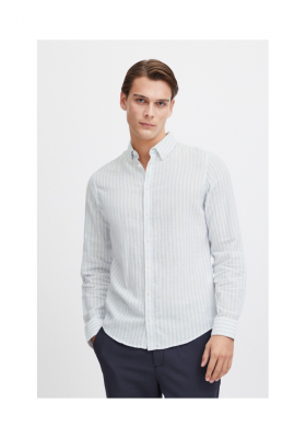 CASUAL FRIDAY Anton 4974, Világoskék Csíkos Hosszú Ujjú Ing