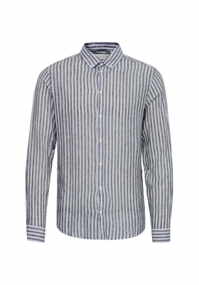 CASUAL FRIDAY Anton 4974, Sötétkék Csíkos Hosszú Ujjú Ing