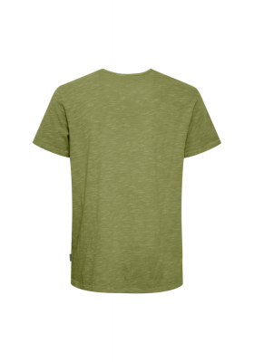 BLEND 7013, Zöld Rövid Ujjú Póló Gombos NOOS