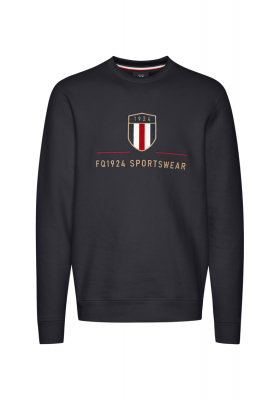 FQ1924 William 0659, Sötétkék Környakú Pulóver