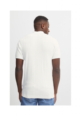 CASUAL FRIDAY Karl 4674, Fehér Kötött Rövid Ujjú Ingpóló