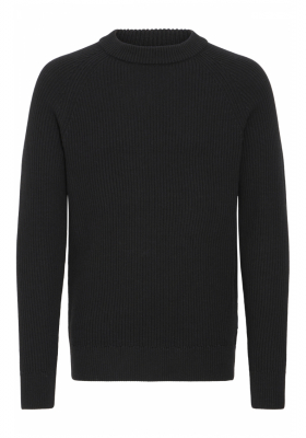 CASUAL FRIDAY Kristan 4998, Fekete Kötött Pulóver