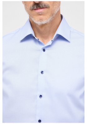 ETERNA Slim Fit 1015, Halványkék Hosszú Ing, Kent