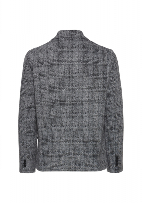 BLEND 6660, Szürke Kockás Zakó