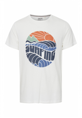 BLEND Surfing 3754, Fehér Rövid Ujjú Póló