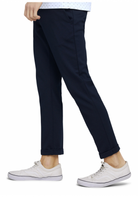 TOM TAILOR DENIM Jersey 3992, Kék Chinonadrág