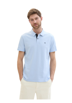 TOM TAILOR 1006, Widsurf Kék Rövid Ujjú Ingpóló