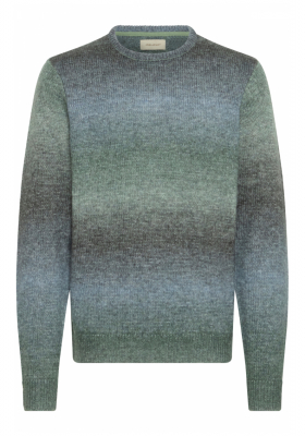 BLEND Dannie 8569, Kék Kötött Pulóver