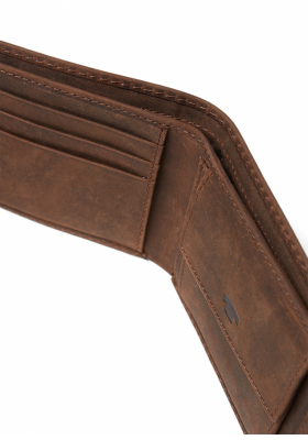 TOM TAILOR Ron Wallet 25306, Barna Pénztárca