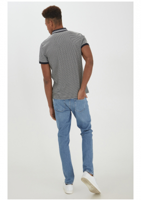 CASUAL FRIDAY Theis 3916, Kék Rövid Ujjú Ingpóló