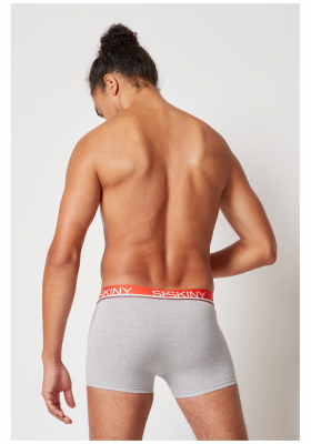 SKINY Cotton Multipack 6840, Multikolor Koral Boxerernadrág Tripla Csomag