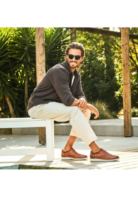 PIKOLINOS Manacor 4276C1, Borjúbőr Félcipő Brandy