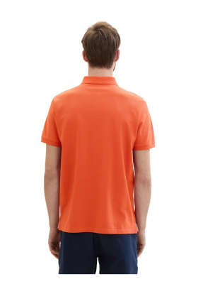 TOM TAILOR 1006, Narancs Rövid Ujjú Ingpóló