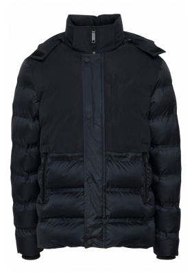 BLEND 4750, Kék Kapucnis Bélelt Dzseki