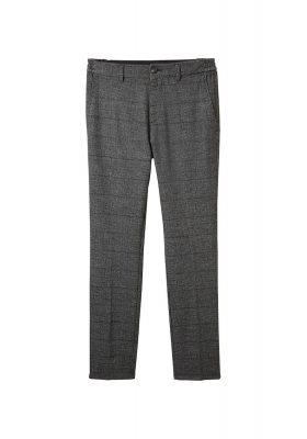 TOM TAILOR 8997, Szürke-Fekete Kockás Chinonadrág