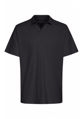 BLEND Eskild 7949, Fekete Rövid Ujjú Ingpóló 
