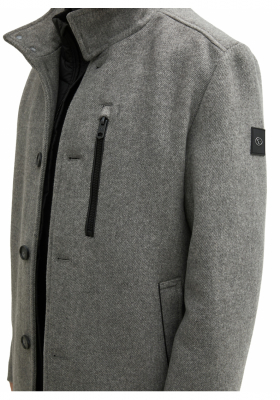TOM TAILOR 3708, Szürke Szövetkabát