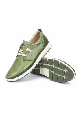 PIKOLINOS Fuencarral 4266C1, Zöld Borjúbőr Félcipő