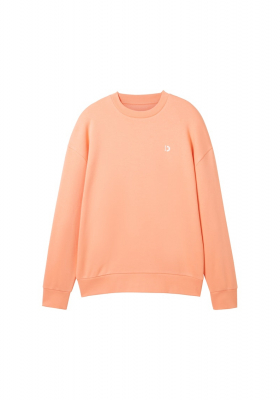 TOM TAILOR DENIM 1243, Korallszínű Hosszú Ujjú Pulóver