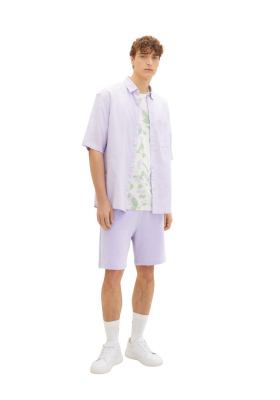 TOM TAILOR DENIM 5607, Fehér, Virágmintás Rövid Ujjú Póló