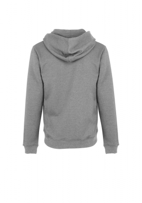 BLEND Noah 1628, Zippes-Kapucnis Pulóver, Világos Szürke