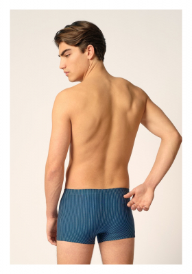 SKINY Cotton Advantage 6975, Csíkos Kék/Kék Boxer, Dupla Csomag