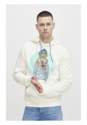 BLEND 6888, Fehér Kapucnis Pulóver