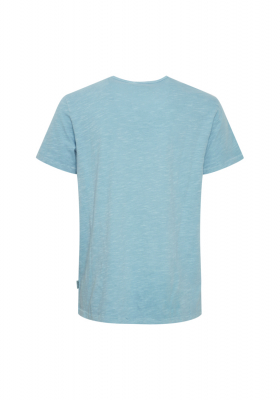 BLEND 7013, Világoskék Rövid Ujjú Póló Gombos NOOS