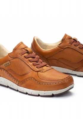 PIKOLINOS Fuencarral M4U-6312, Barna Borjúbőr Sneaker Félcipő