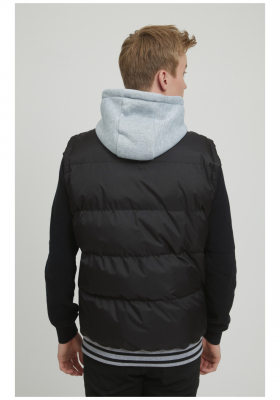 BLEND Hoody Vest 3196, Fekete  Mellény