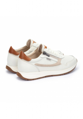 PIKOLINOS Getafe M2B-6263C3, Fehér Borjúbőr Sneaker Félcipő