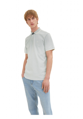 TOM TAILOR 5900, Jégkék Rövid Ujjú Ingpóló