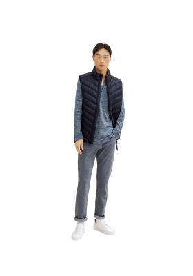 TOM TAILOR 3014, Kék Hosszú Ujjú Póló