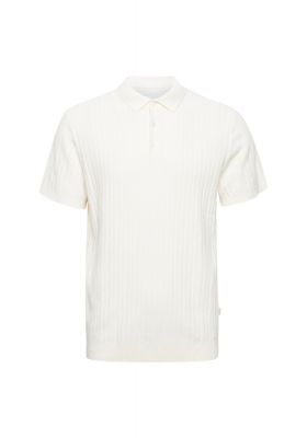 CASUAL FRIDAY Karl 4674, Fehér Kötött Rövid Ujjú Ingpóló