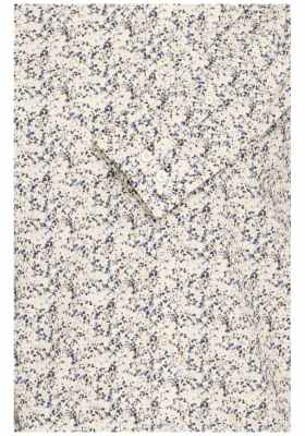 FQ1924 Farnham 0875, Fehér, Virágmintás Hosszú Ujjú Ing