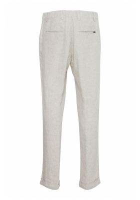 CASUAL FRIDAY Pandrup 5148, Törtfehér Len nadrág 