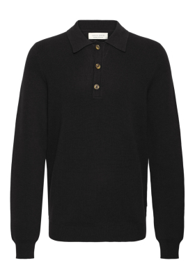 CASUAL FRIDAY Abel 6023, Fekete Kötött Pulóver