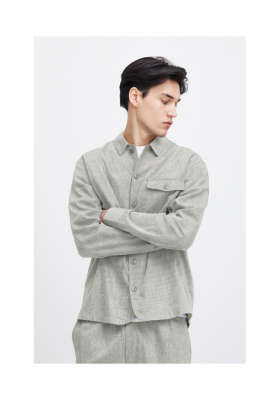 CASUAL FRIDAY August 5037, Szürkészöld Ingkabát