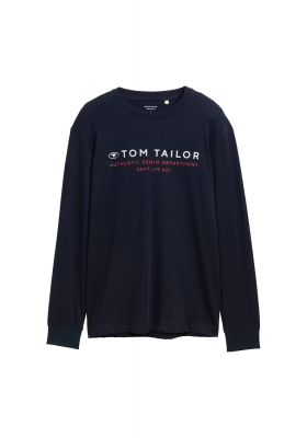 TOM TAILOR 7769, Kék Hosszú Ujjú Póló