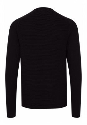 BLEND Norun 1160, Pulóver, Fekete Kötött Pulóver