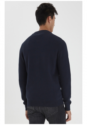 CASUAL FRIDAY Zipper 1986, Kék Kötött Kardigán