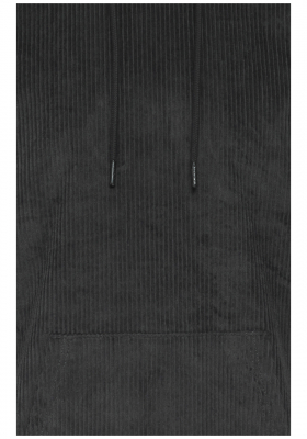 BLEND Corduroy Sweat 2538, Szürke Kapucnis Pulóver