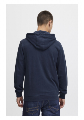 BLEND 5775, Kék Cipzáros Kapucnis Pulóver