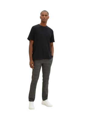 TOM TAILOR 8997, Szürke-Fekete Kockás Chinonadrág