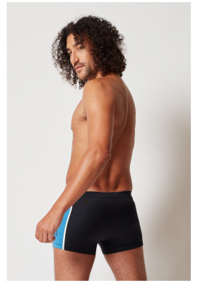 SKINY Every Summer 612, Fekete-Kék Boxer Úszónadrág