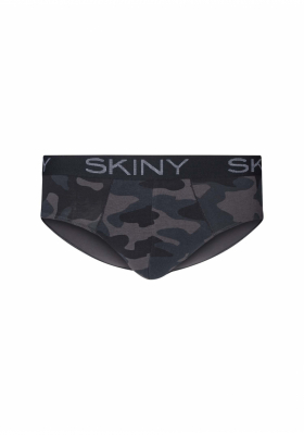 SKINY Cotton Multipack 6767, Terepmintás Alsónadrág, Dupla Csomag NOS