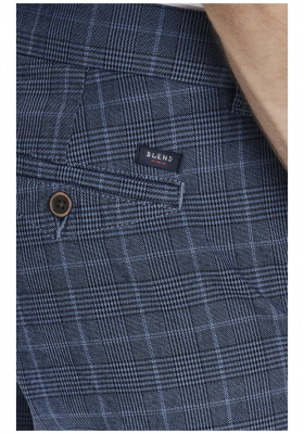 BLEND Shorts 0241, Kék Chino Rövidnadrág
