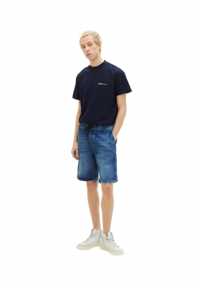 TOM TAILOR DENIM 5516, Kék Farmer Rövidnadrág